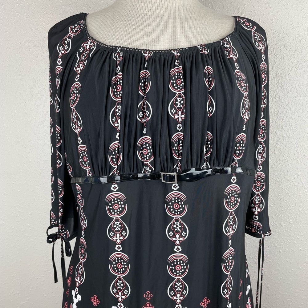 Studio 1940 Boho Tunic Top Size M EUC - Picture 2 of 6